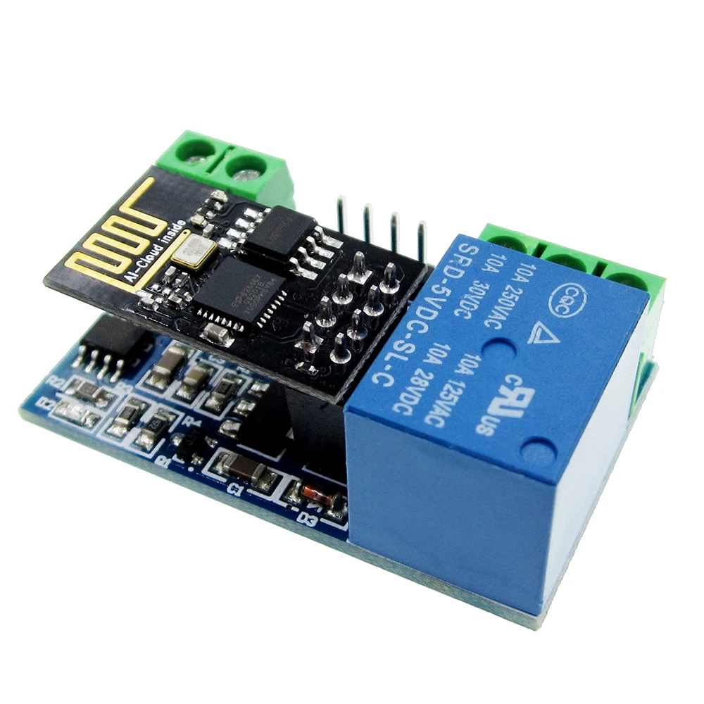 1 шт. ESP8266 Esp01 ESP-01 сетевой беспроводной WIFI релейный модуль Интернет вещей IOT APP