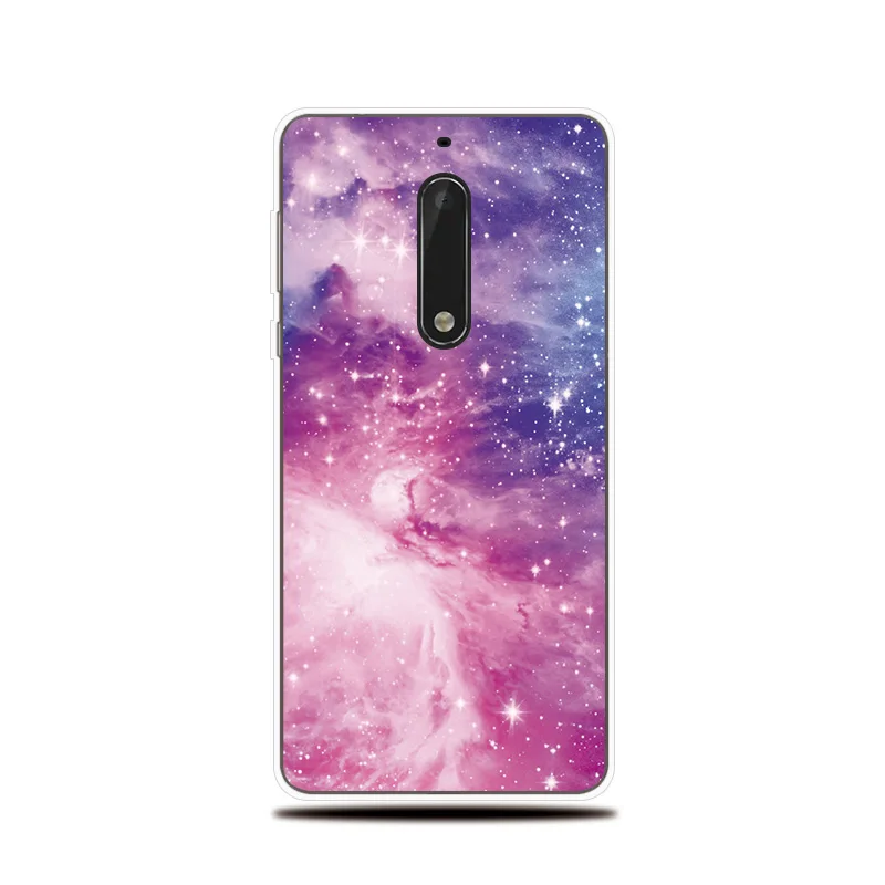 Silicone Phone case For Nokia 2.1 3.1 5.1 6.1 Plus Soft Cover Outer Space Planets Pattern Shell 3 5 6 8 Case |