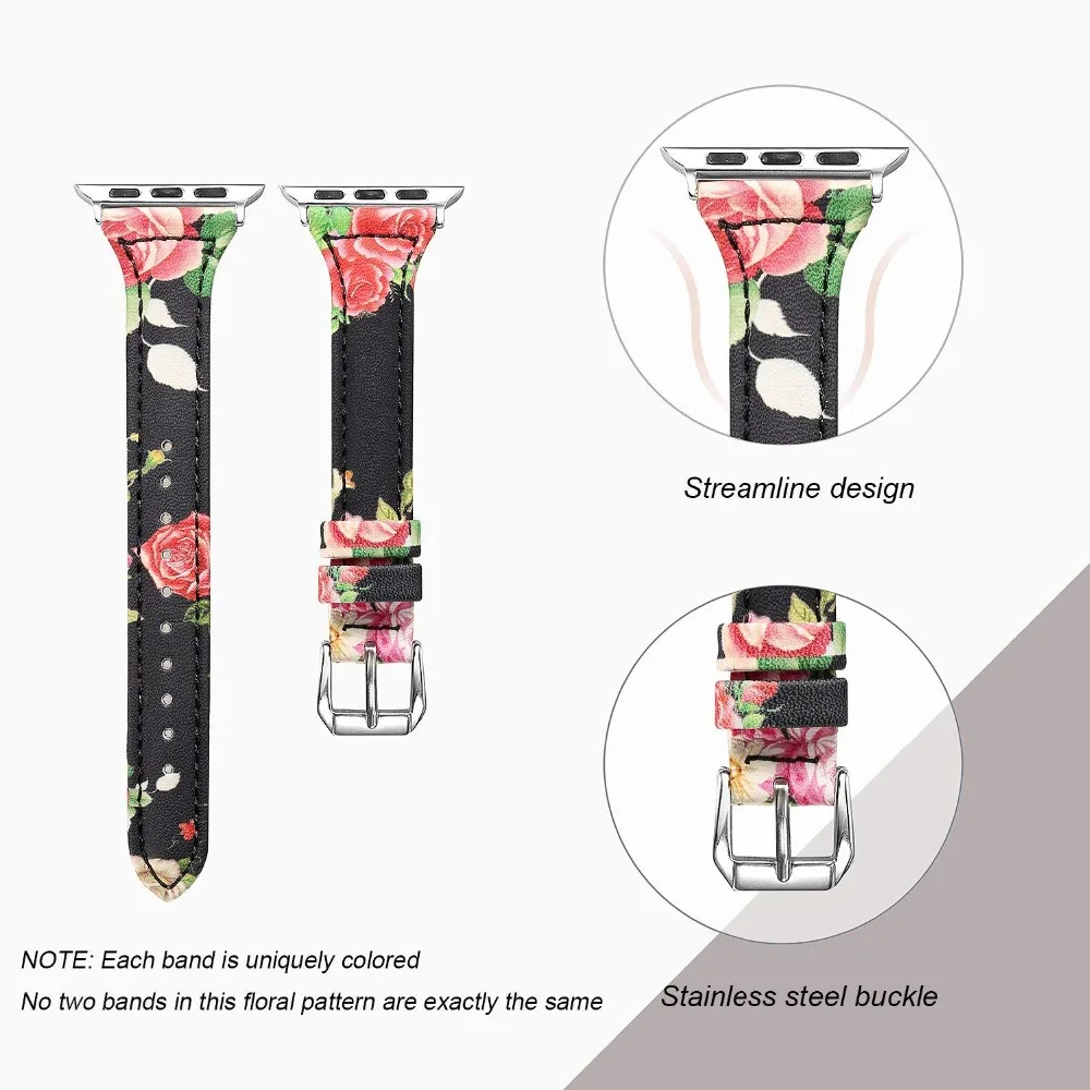 Для Apple watch band 42 мм 38 40 44 кожаный ремешок для часов спортивный series 5 4 3 2 1 браслет |