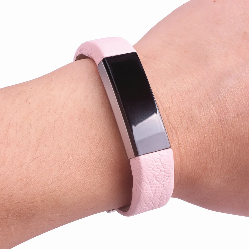Высококачественный подлинный кожаный браслет ремешок Браслет Для Fitbit Alta Tracke сменный Браслет коричневый черный красный