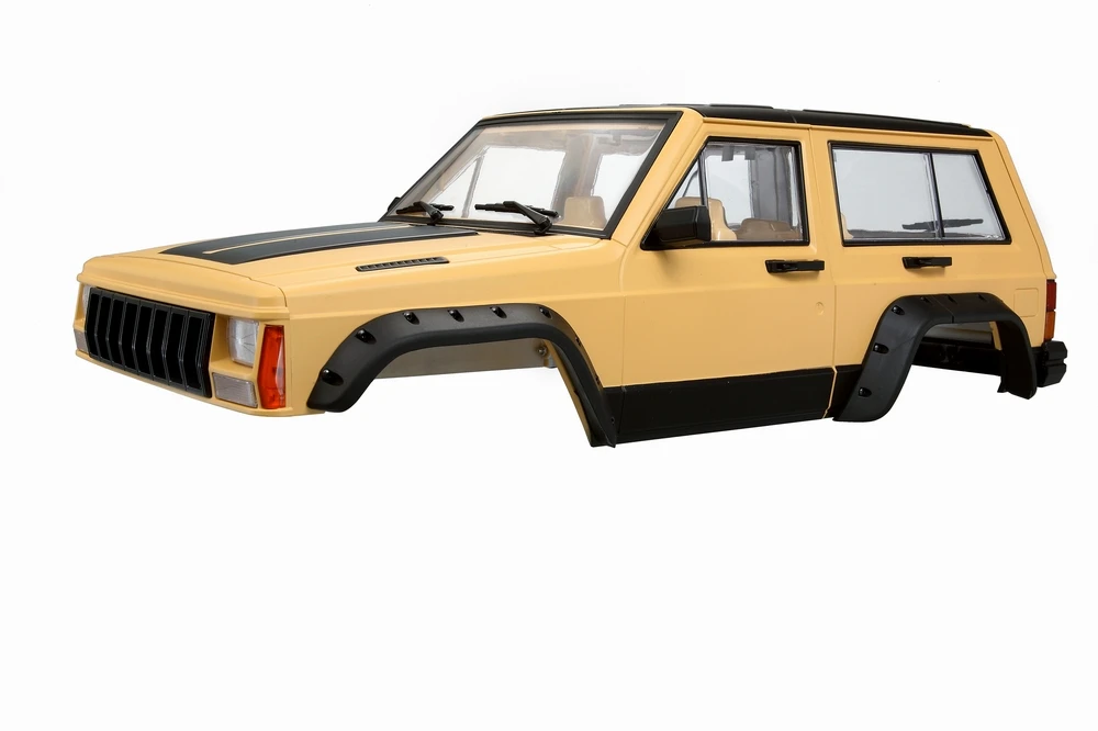 Ewellsold жесткий пластик 313 мм Колесная база корпус автомобиля для 1/10 RC Рок Гусеничный осевой SCX10 и SCX10 II 90046 90047 размер 500*200 мм