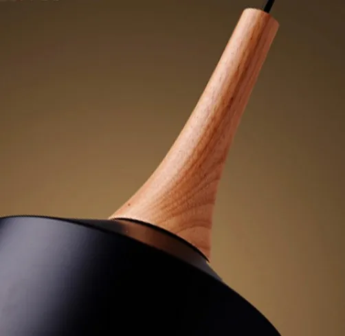 Металлический деревянный подвесной светильник Эдисона в стиле лофт современные