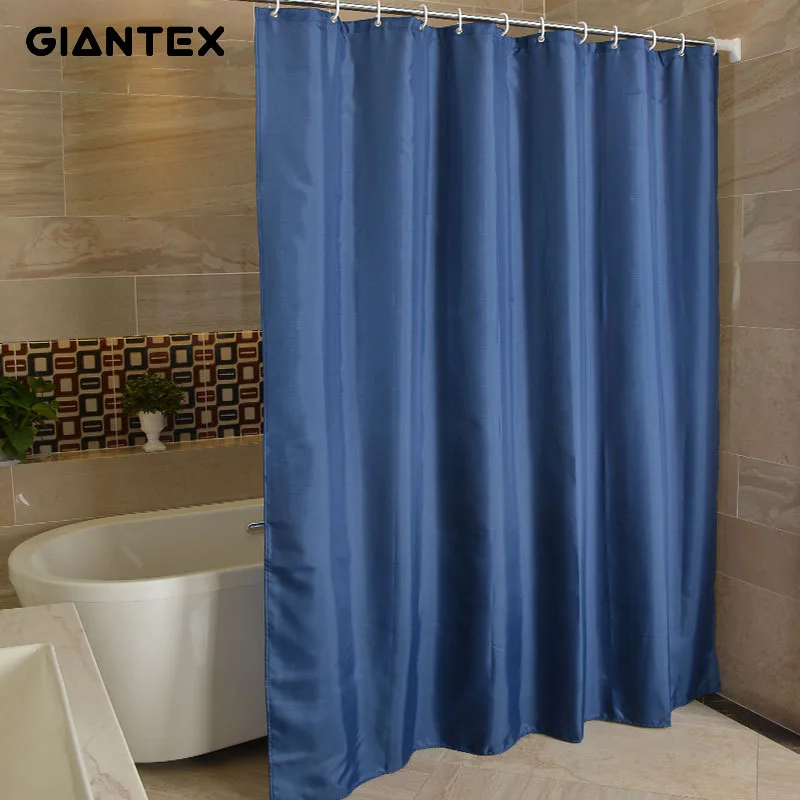 GIANTEX NavyBlue занавеска для ванной из полиэфира водостойкая занавеска для душа s для ванной комнаты Cortina Ducha rideau de douche douchegordijn