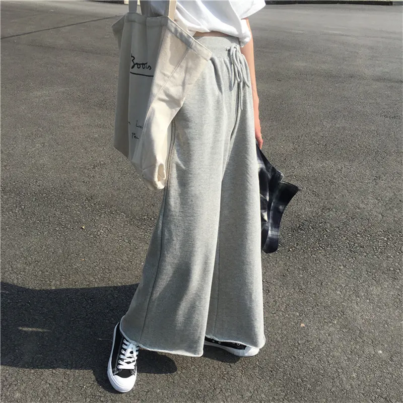 HziriP Loose Casual Fresh New Straight Stylish Female Spring Elastic Ladies Hot Empire Simple Free Full Length Pants 2 Colors | Женская