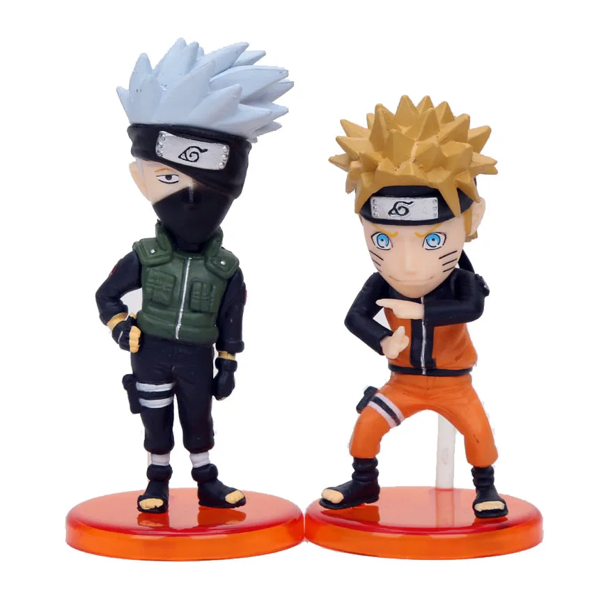 Аниме ПВХ экшн фигурка Коллекционная модель игрушка 5 шт./компл.|model toy|naruto shippudennaruto