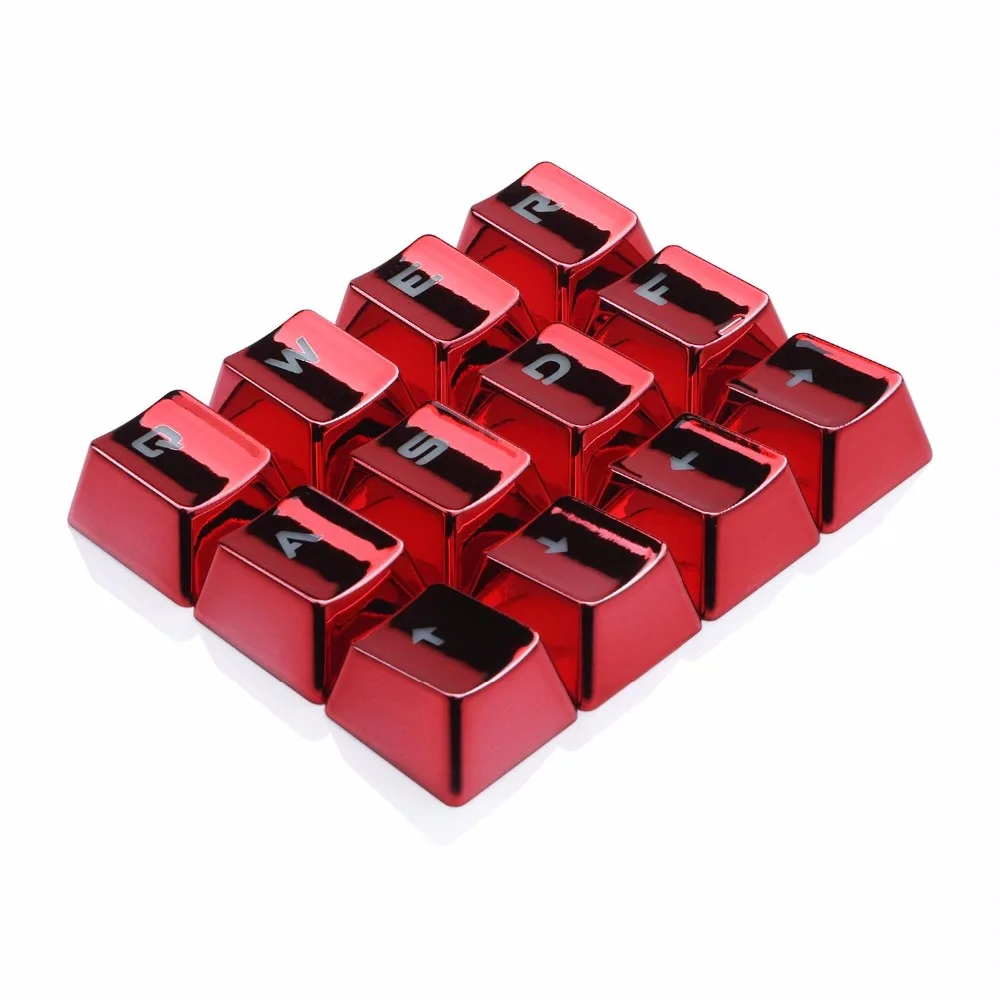 Redragon 12 клавиш PBT Double Shot инжекционная подсветка металлические гальванические
