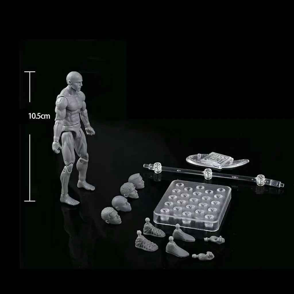 Новинка, мужская и женская модель тела, фигурка, игрушки для художника, подвижный шарнирный манекен, художественный эскиз, нарисованные фигурки, кукла из человеческого тела