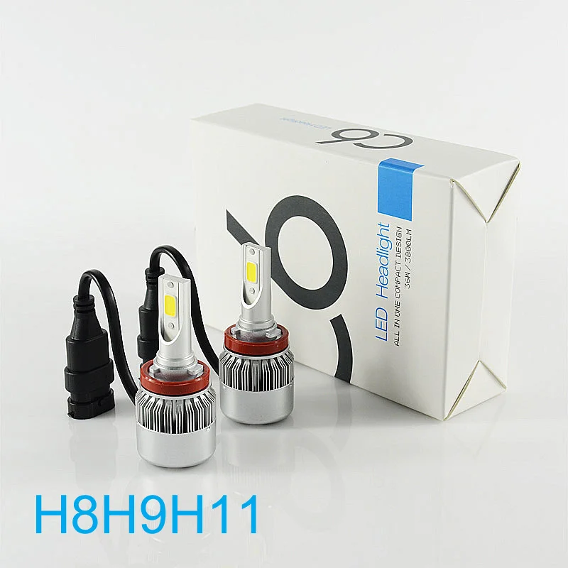 Автомобильные светодиодные фары большой мощности Авто ближнего света дальнего