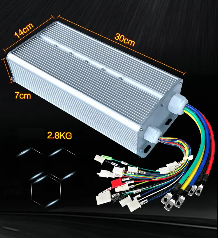 Интеллектуальный бесщеточный контроллер двигателя постоянного тока 60 в 2200 Вт