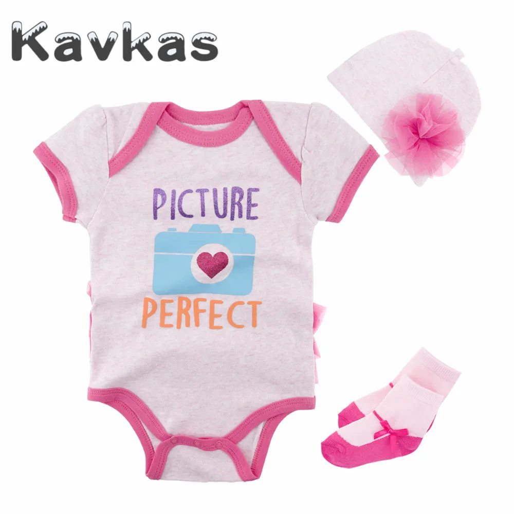 TZ6100 Kavkas/Коллекция года, комплект одежды для маленьких девочек, Летний комбинезон с короткими рукавами с фиолетовой птичкой, боди+ шапочка+ носок+ штаны, Одежда для новорожденных - Цвет: TZ6100