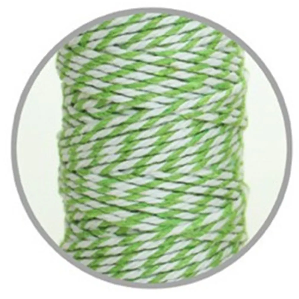 100 ярдов Хлопок пекарь цветные шпагат веревка ленты рождественское ручное