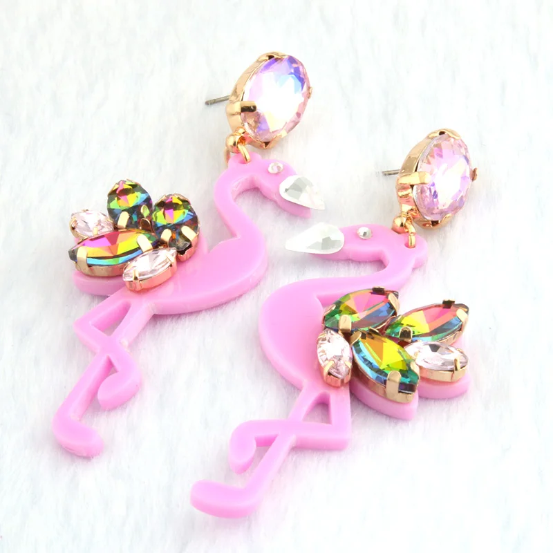 Новые длинные серьги с кристаллами NeeFu WoFu большие для женщин фирменные из смолы