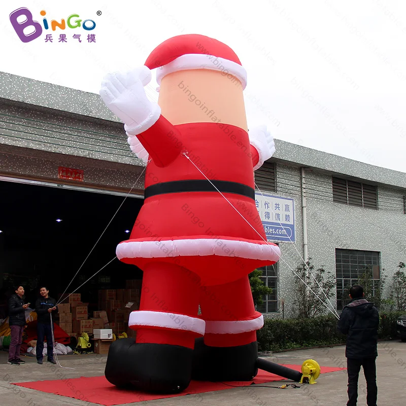 Hot sales 20 feet high large Inflatable Santa Claus advertising 6m tall big old man inflatables with beard For Chrismas Day toys | Игрушки и