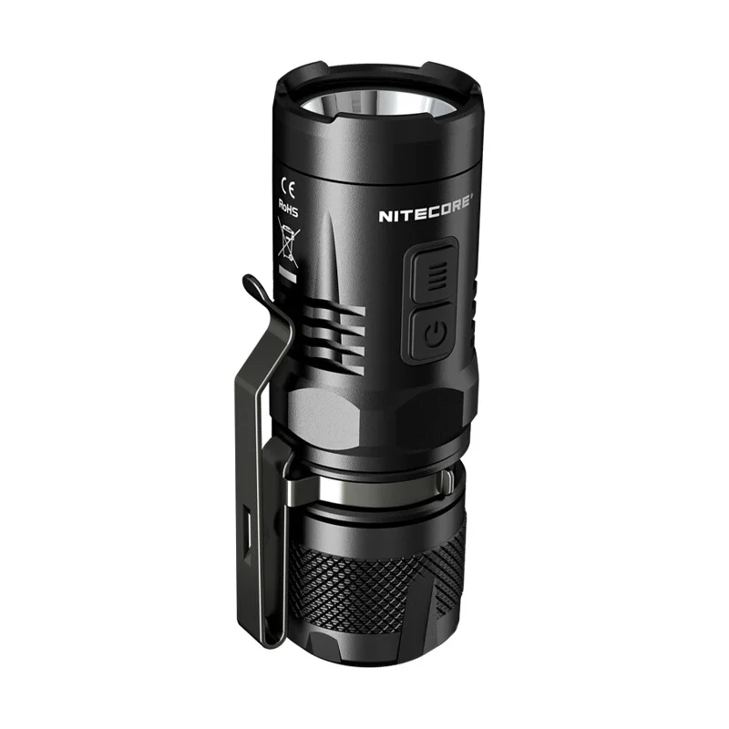 NITECORE EC11 фонарь комплект CREE XM L2 (U2) макс 900 люмен луч бросок 190 м уличный с RCR123A