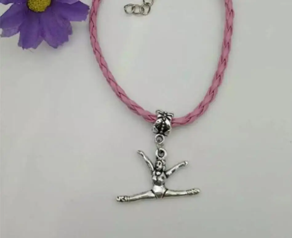 Быстрая доставка гимнастика спортсмен девушка бусина подвеска разноцветные