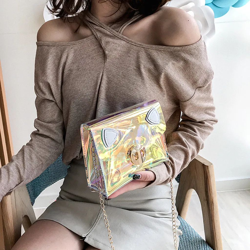 Женская сумка мессенджер с пряжкой и каменным узором модная из лакированной кожи