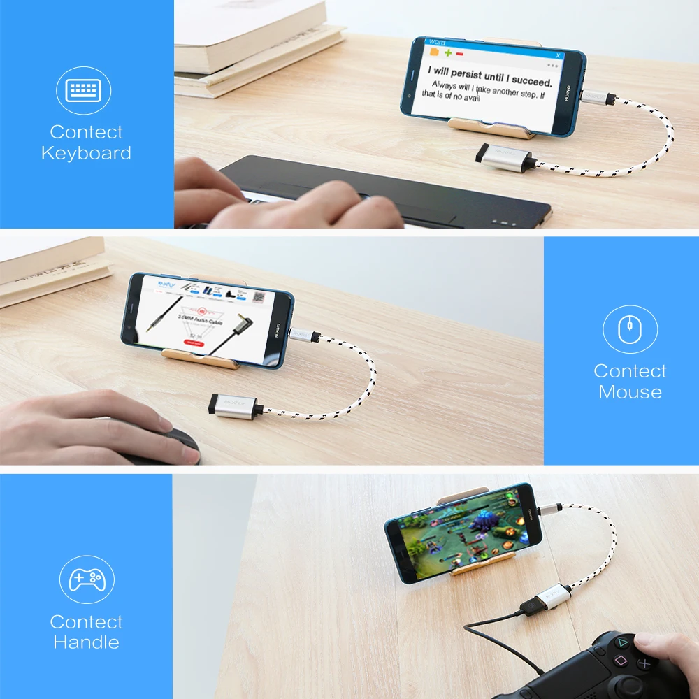 RAXFLY Micro USB адаптер папа к 2 0 Женский OTG кабель для Xiaomi Huawei Samsung Galaxy S4 S5 S6|otg usb adapter|otg