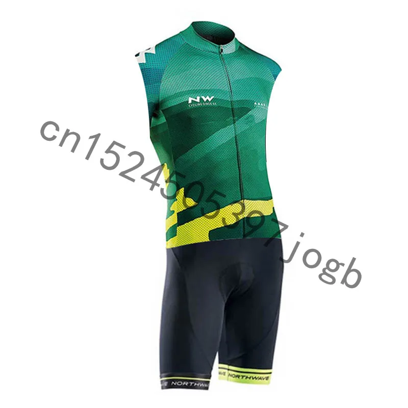 NW Лето Без Рукавов Pro велокостюм Триатлон гоночный Велоспорт Джерси Набор анти-УФ