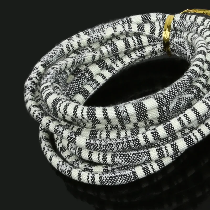 Тканевый шнур 3 метра 5 мм толщина разноцветные богемные веревки для рукоделия