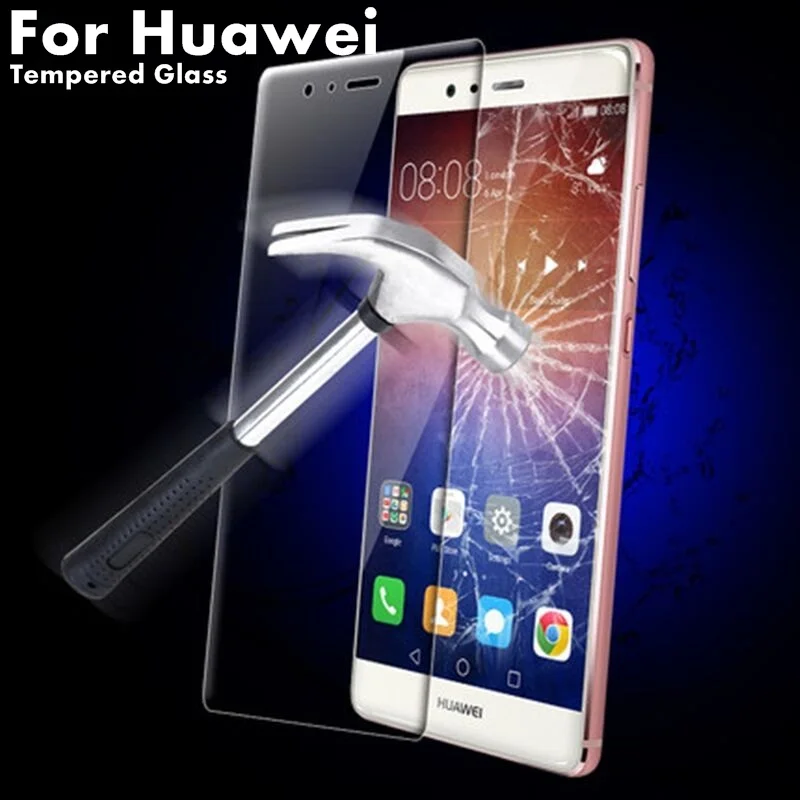 Закаленное стекло 9H для Huawei Ascend P6 P7 P8 P9 Lite Honor 4A 4C 4X 5X 5A LYO L21 Y3 Y5 Y6 2 II Pro Защитная
