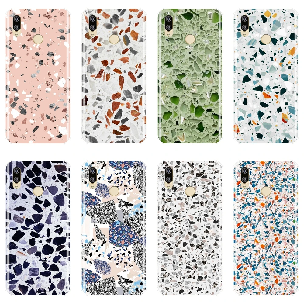 For Huawei P20 Pro P10 P Smart Plus P9 Lite Mini Case Silicone Art Soft Back Cover P8 2017 Phone | Мобильные телефоны и