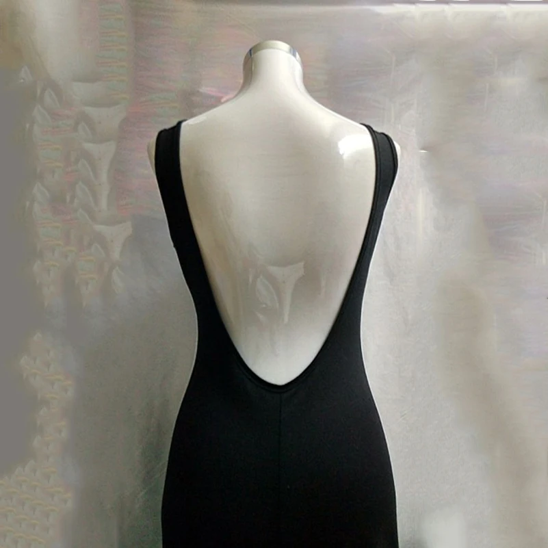 Сексуальные женские комбинезоны 2018 длинные штаны без рукавов облегающий боди