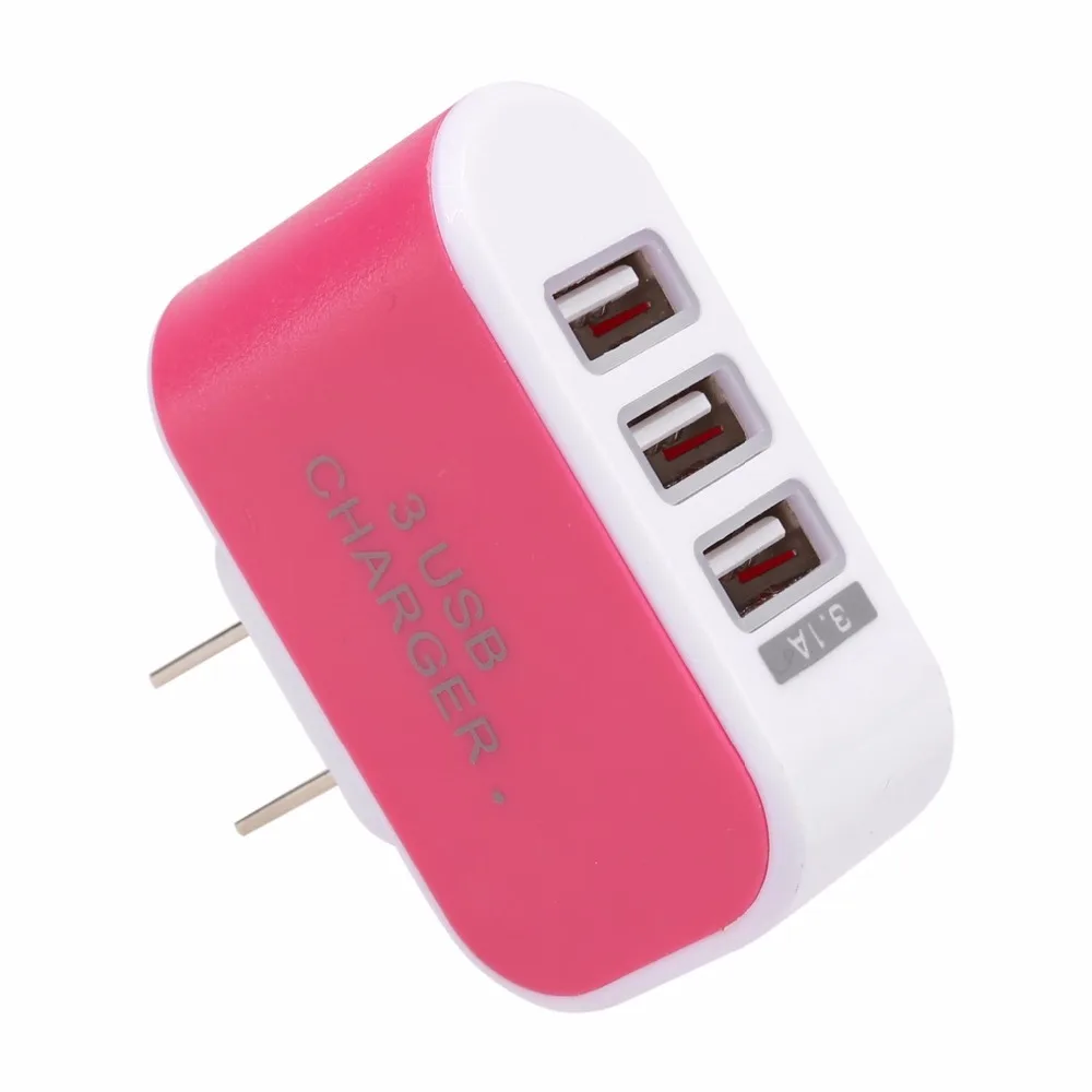 Настенное дорожное зарядное устройство с 3 USB-портами 2018 А | Электроника