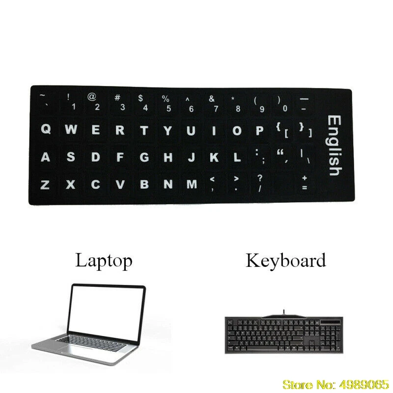 Водонепроницаемые стандартные наклейки на клавиатуру 2 шт.|Наклейки для