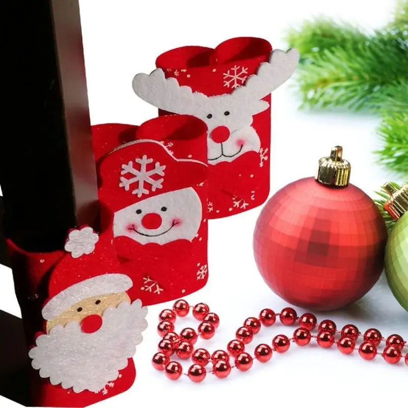 Новый рождественский стул носочки для ног столешницы крышка чулок сапог Деда