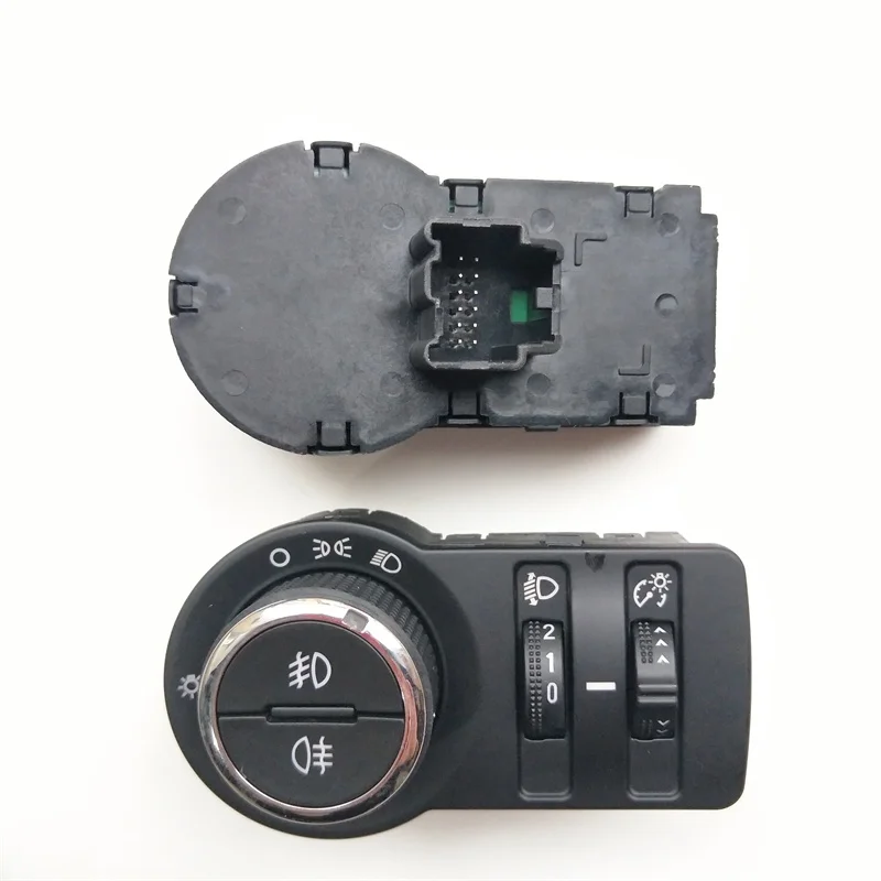 black SKTOO для Buick Encore Chevy Cruze Malibu без Авто GM13301749 противотуманная фара управление кнопка включения - Цвет: black