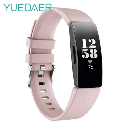 YUEDAER ремешок для Fitbit inspire Band Для Fitbit inspire HR ремни силиконовый мягкий ТПУ Браслет для Fit Bit inspire аксессуары - Цвет: Pink