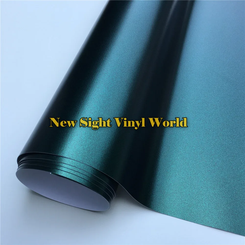 Виниловая обертка металлик из матового атласа Ston Green пленка в рулоне без