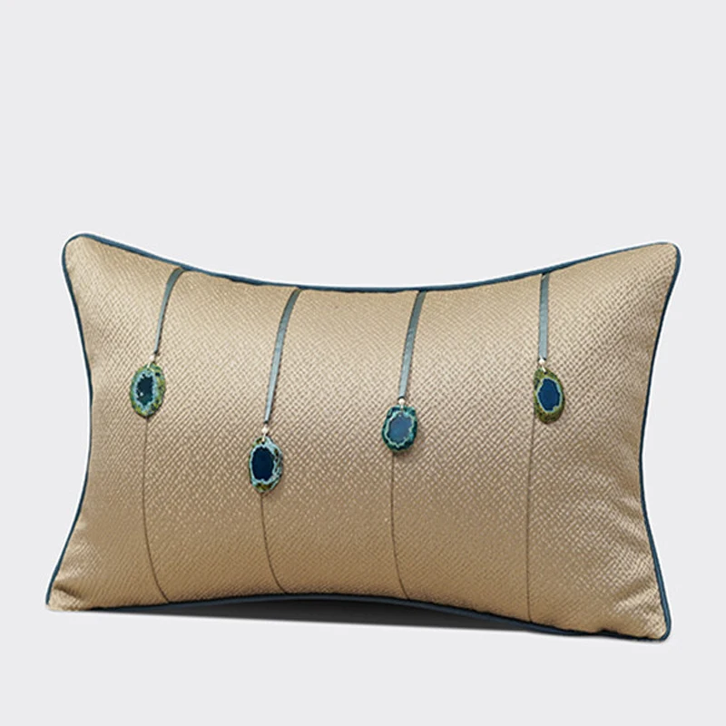 High-end элегантность отель чехлы геометрические наволочка Роскошные Housse де Coussin Cojines Decorativos Para диван наволочки