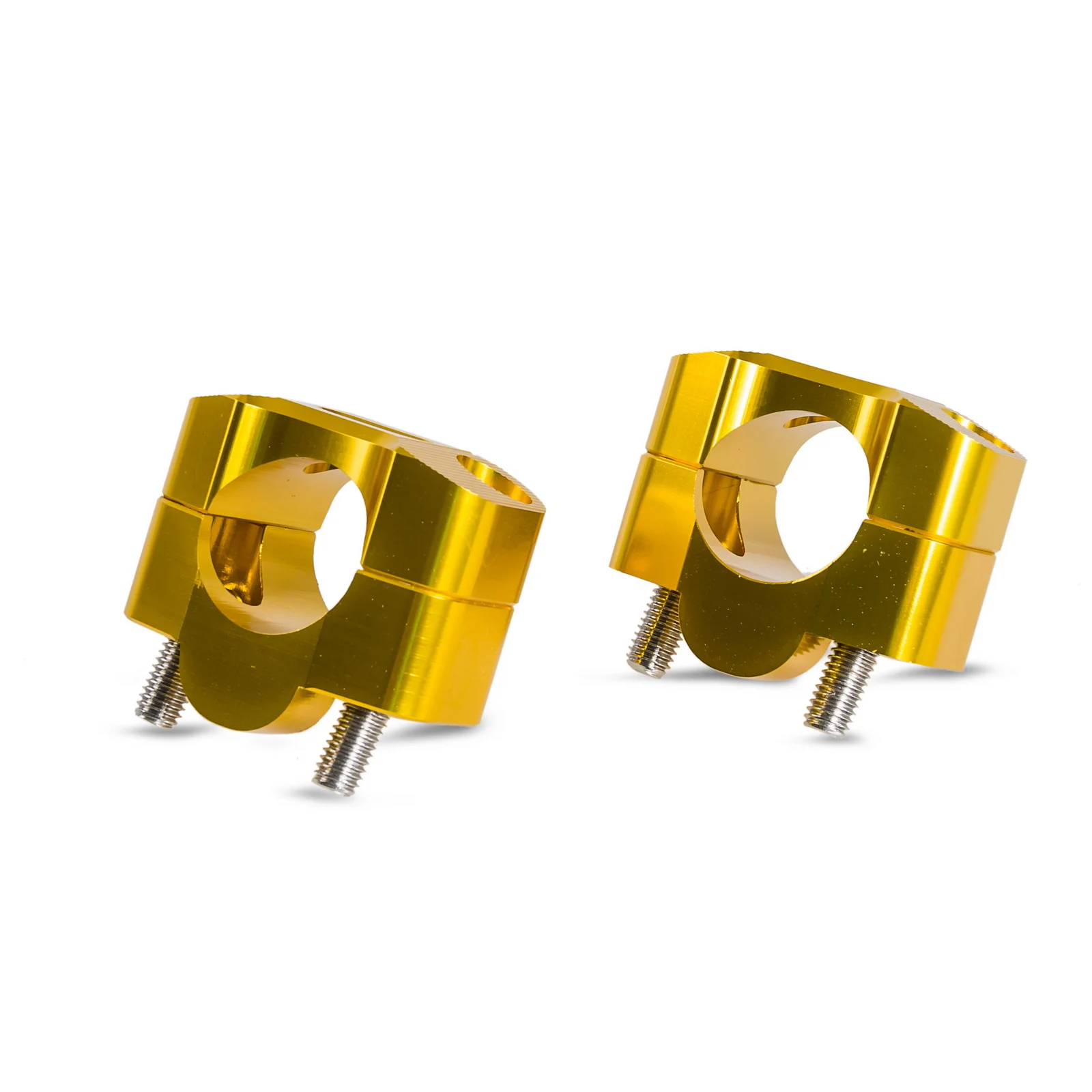 Золотой 1 1/" 28 мм мотоциклетный Руль Riser Clamp для KTM Honda Для Suzuki Kawasaki для Yamaha 125 150 250 350 450 530 Pit Dirt Bike - Цвет: Золотой