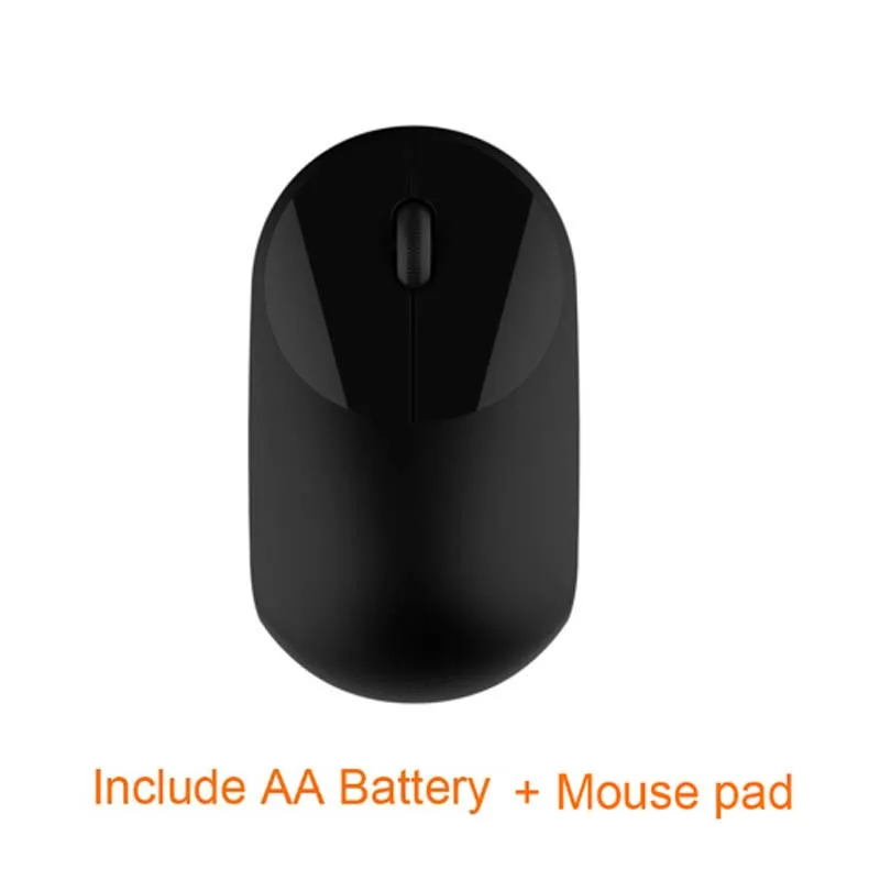 Black Оригинальная беспроводная мышь Xiao mi Youth Edition, портативная мышь mi mouse s из АБС-пластика, 2,4 ГГц, Wi-Fi управление, подключение 1200 точек/дюйм, легкий Bod - Цвет: Black