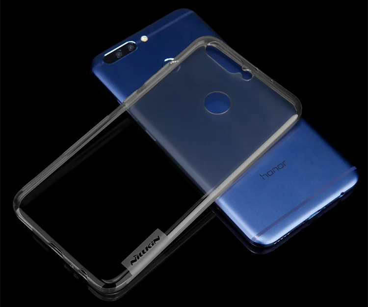Honor V9 Case Nillkin Super Thin Transparent Clear Crystal TPU Soft phone Cases For Huawei case |