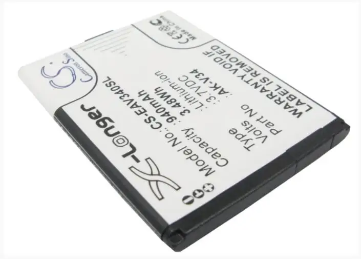 Аккумулятор Cameron Sino 940 мАч для мобильного телефона EMPORIA Glam V34 V34_001 AK-V34 (V1.0) |