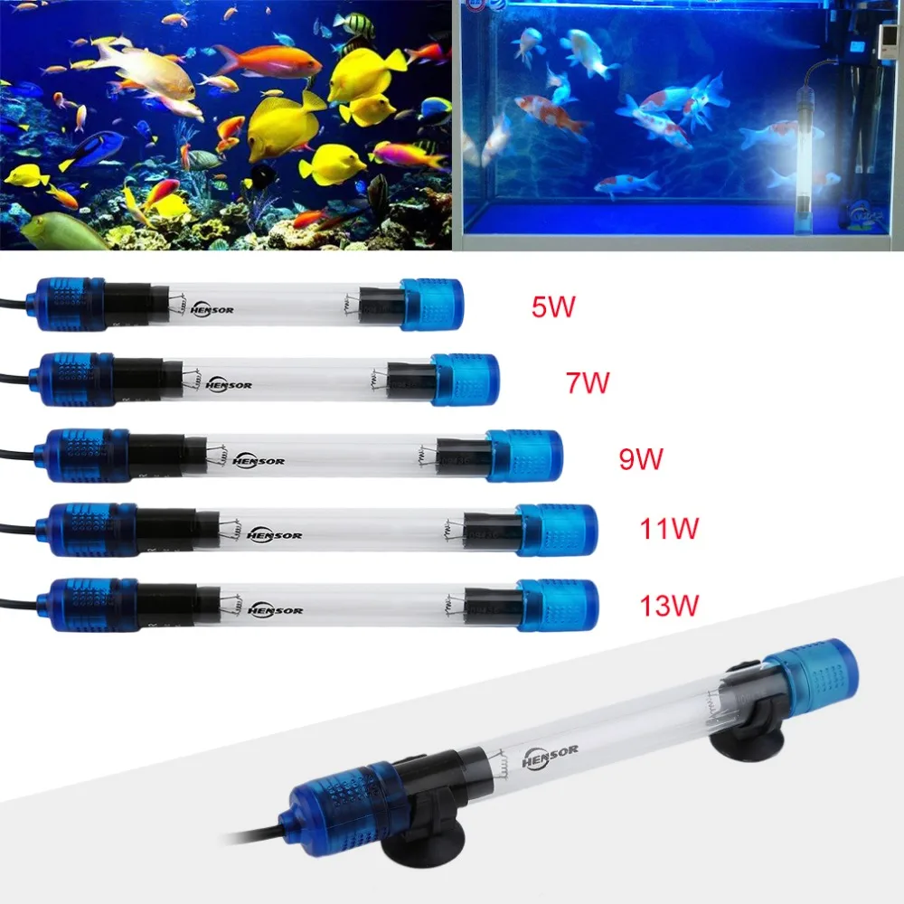 5 Types UV Germicidal Light For Aquarium Ultraviolet Sterilizer Lamp Submersible Diving Fish Reef Coral Tank Bactericidal lamp | Дом и сад