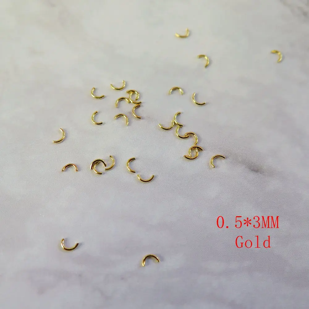 MD1089-1094 3D 30 шт./пакет золото и серебро изогнутые металлические деко французский стиль металлический деко дизайн ногтей украшения