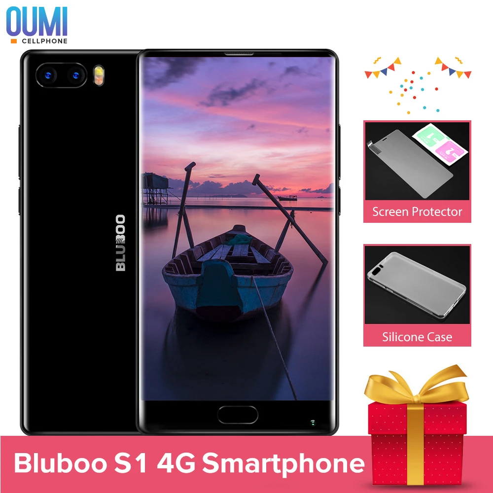 Bluboo s1 4G мобильный телефон ободок-менее 5 'ɿHD Android 7 0 MTK6757 Восьмиядерный B