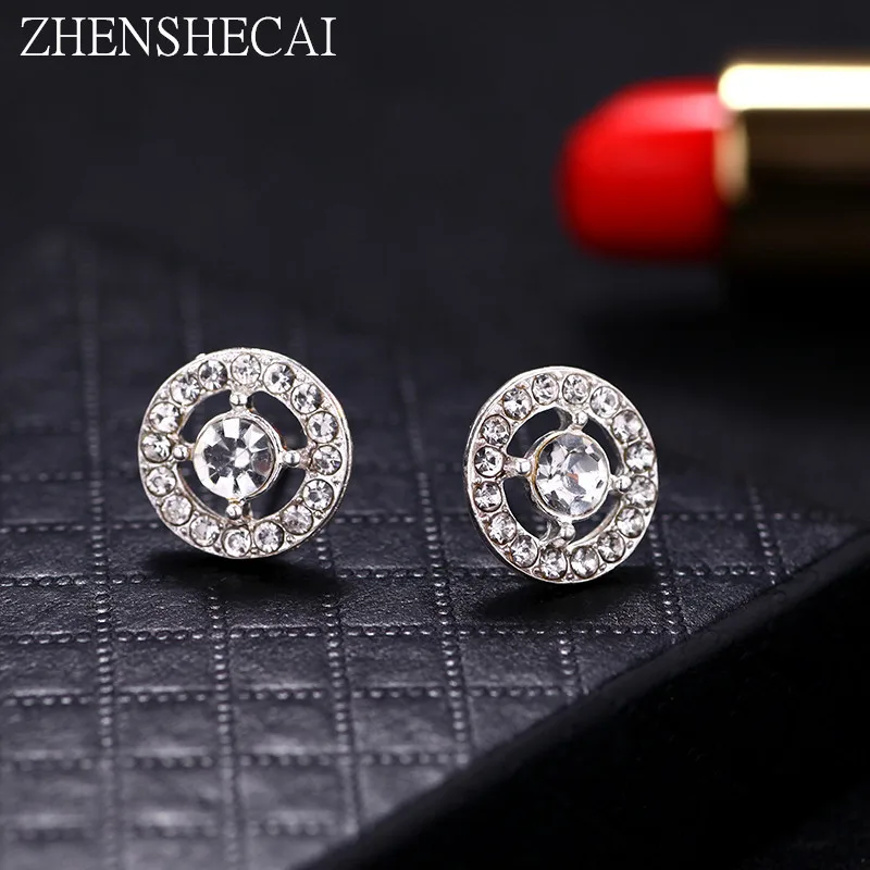 Романтический украшения 2018 серьги стержня для свадьбы элегантные Серебристые