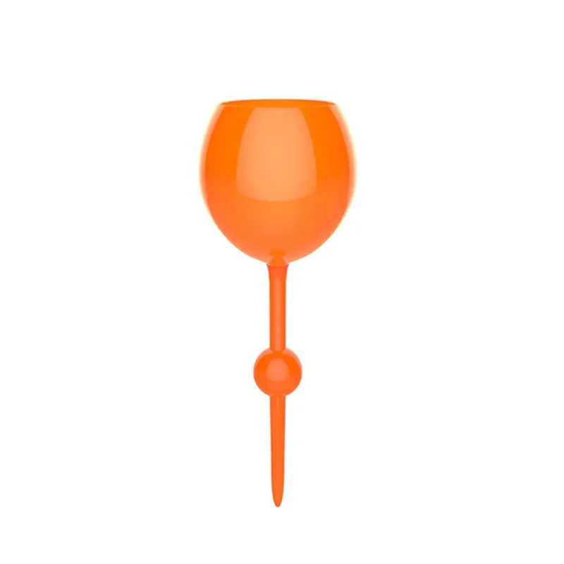 521MYQ-orange Стеклянная акриловая чашка для пляжа, оригинальная питьевая стеклянная чашка es для открытого бассейна для пикников, кемпинга, пляжа, снега, плавающего пляжа, бассейна вина Gl - Цвет: 521MYQ-orange