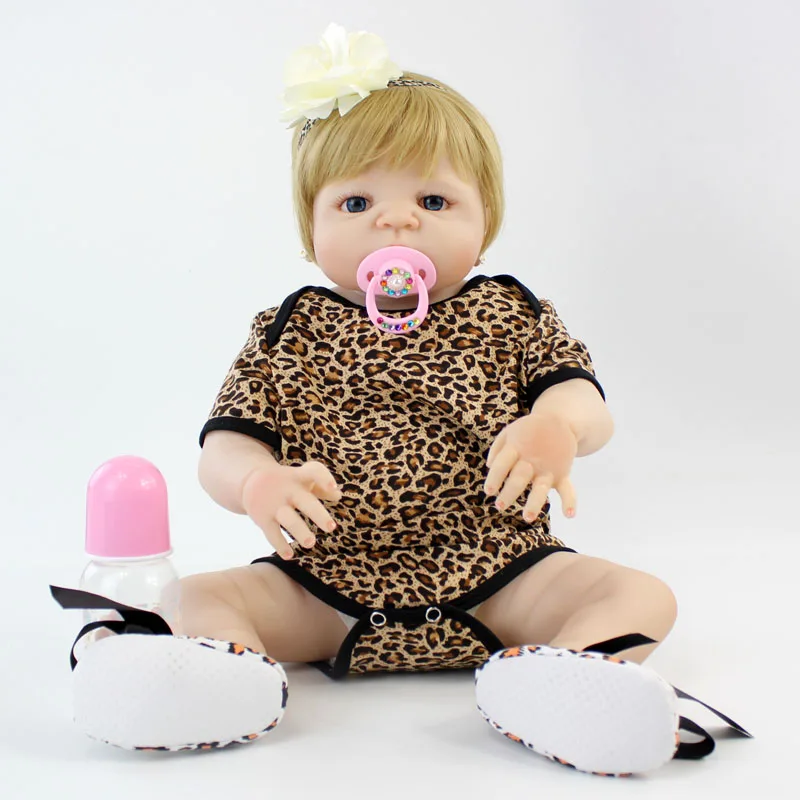 Полностью силиконовая Реалистичная кукла реборн BZDOLL мягкая виниловая для