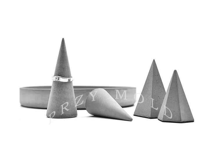 Силиконовая форма для бетона цементного кольца браслета подставка ювелирных