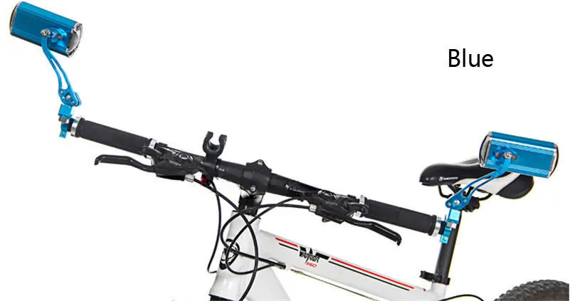 WEST BIKING, 2 шт./лот, Велосипедное Зеркало заднего вида, велосипедное прямоугольное зеркало, отражатель, Велосипедное Зеркало заднего вида для руля велосипеда - Цвет: Blue