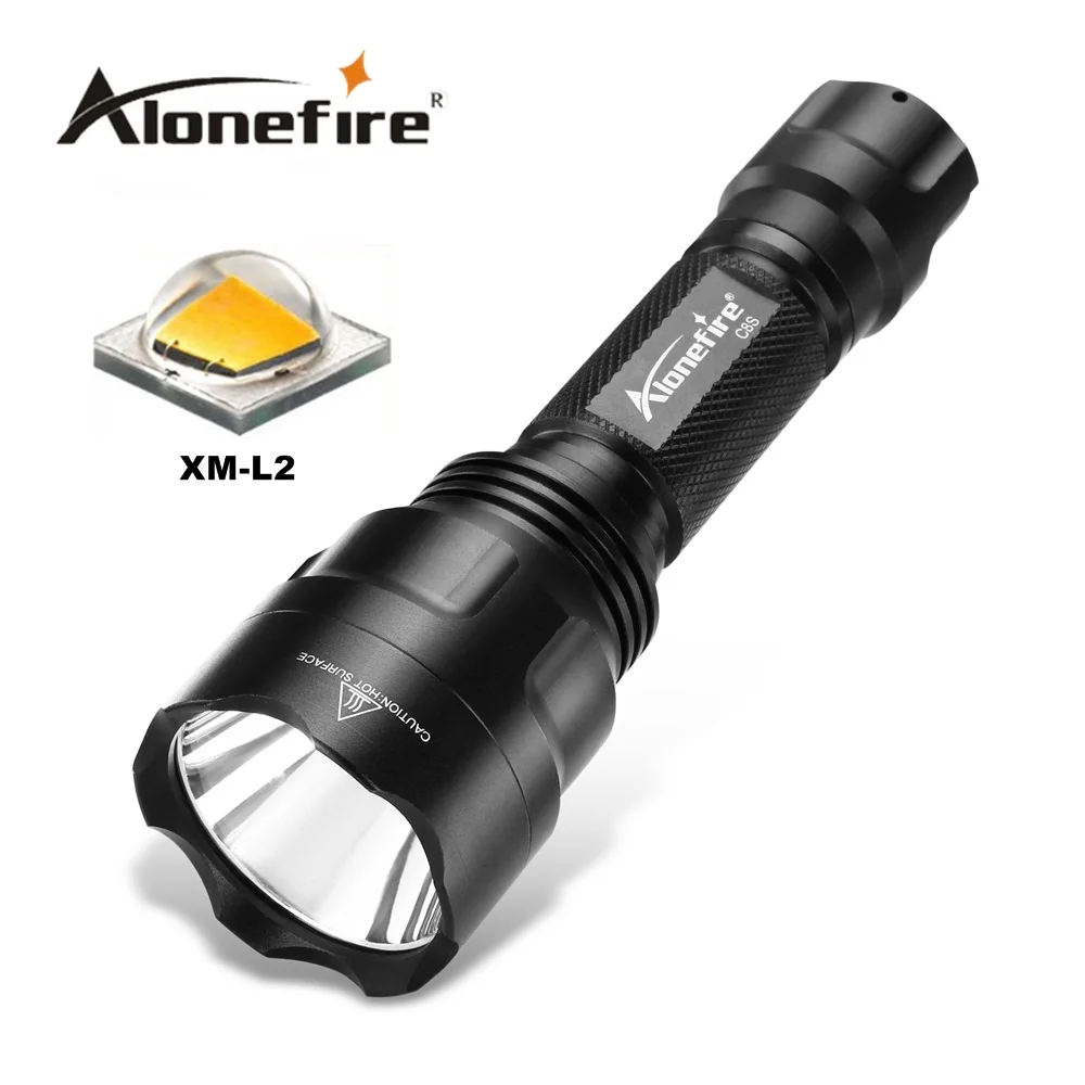 Фонарик ALONEFIR CREE C8 светодиодный L2 U3 T6 ночной походный для кемпинга рыбалки