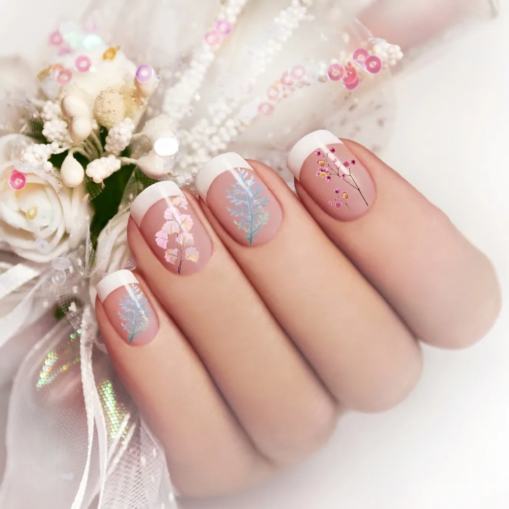 BeautyBigBang дизайн ногтей Стикеры на ногти бабочка птица цветок изображение