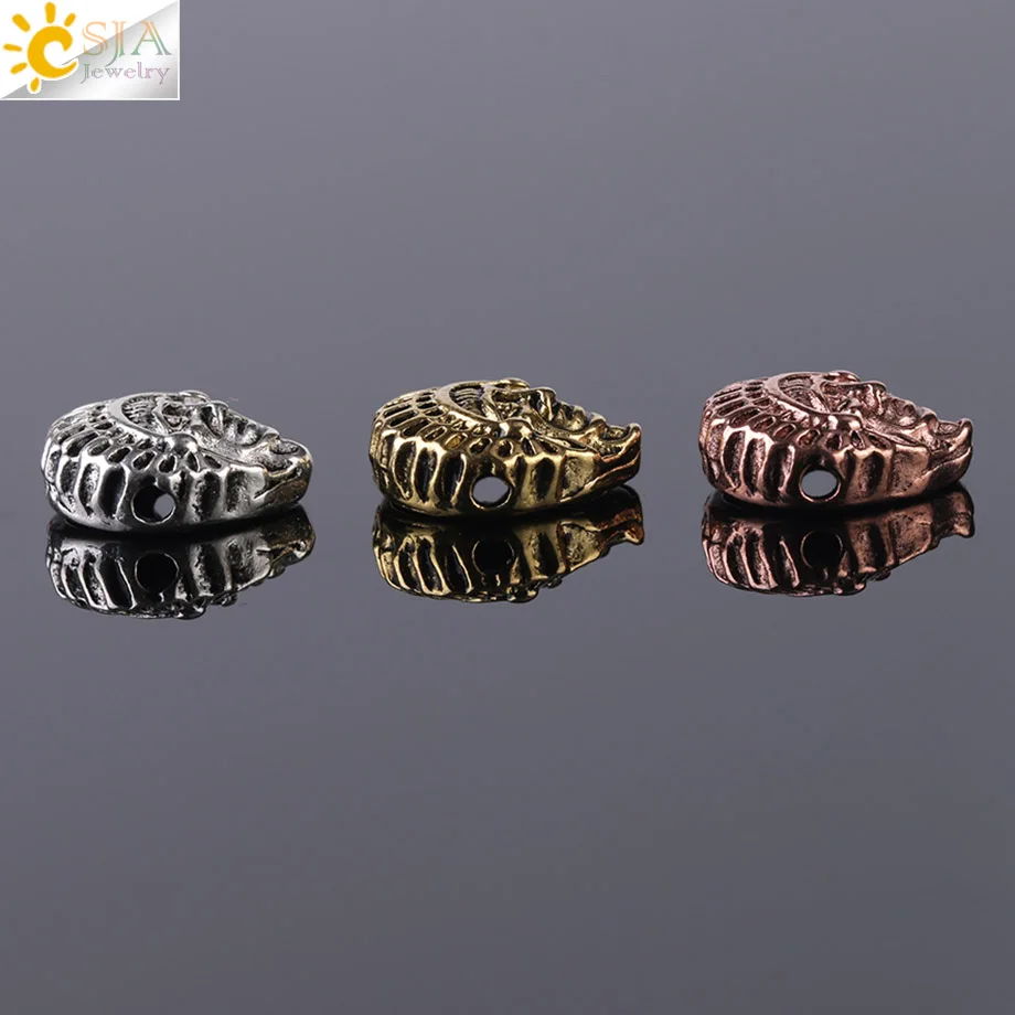 CSJA 10 шт./партия Подвески индийский Египетский голова Фараона свободные