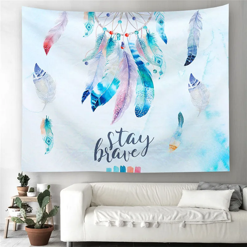 Ловец снов новый принт Home гобелен Пикник коврик для йоги дома Украшения | Дом и