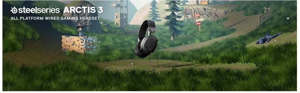 SteelSeries Arctis 3 Pro-игровая гарнитура с высоким разрешением Lautsprechertreiber DTS Наушники X V2.0 Surround